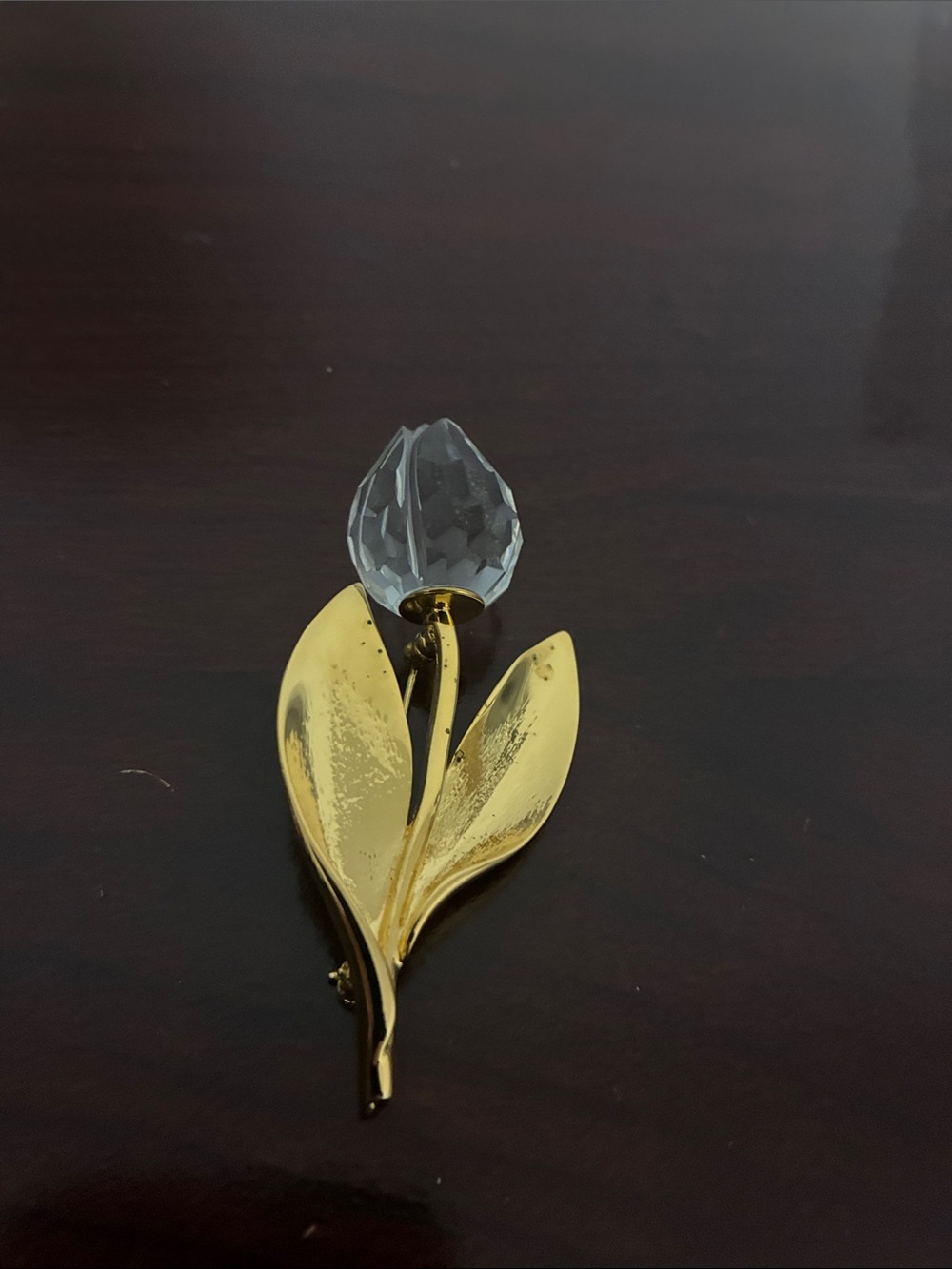 🌷Swarovski Vintage Crystal Memories Tulip Brooch Large 🌷👝